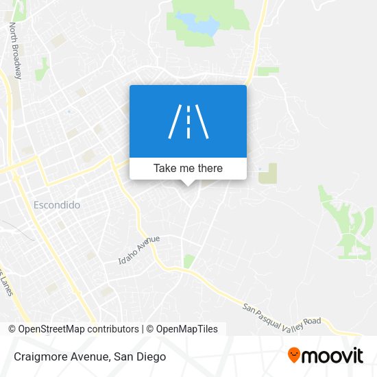 Mapa de Craigmore Avenue