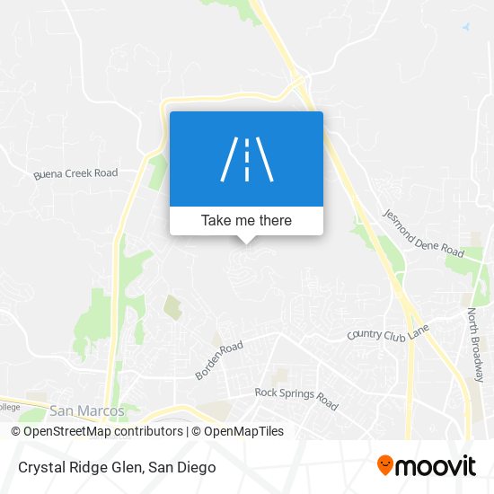 Crystal Ridge Glen map