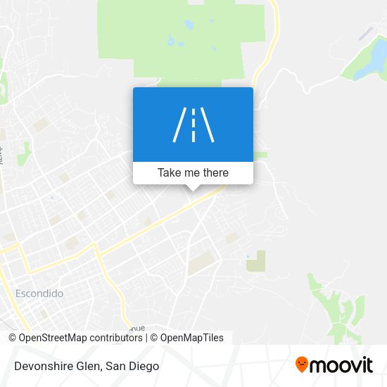 Mapa de Devonshire Glen