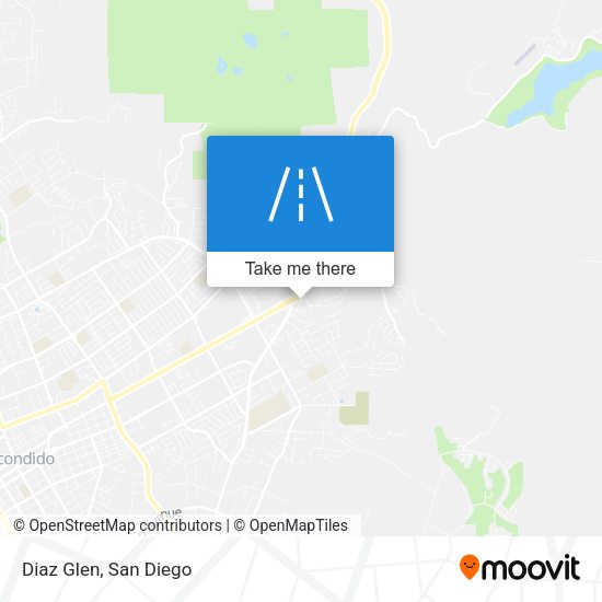 Mapa de Diaz Glen