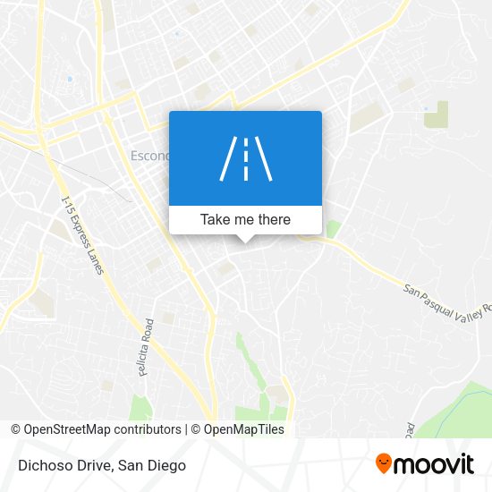 Mapa de Dichoso Drive