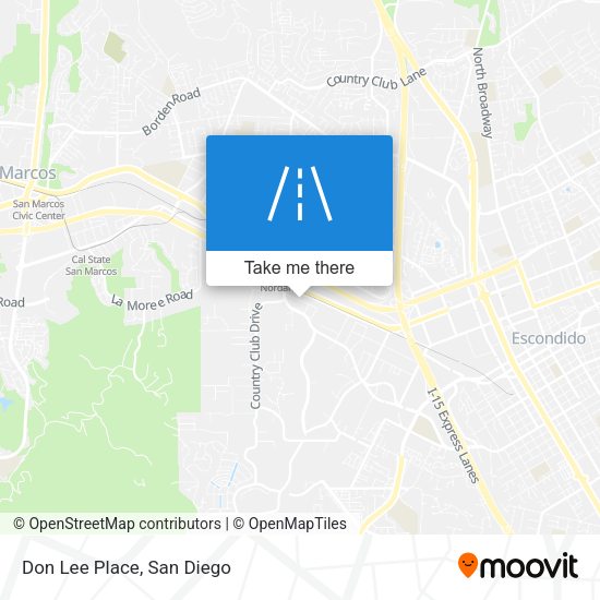 Mapa de Don Lee Place