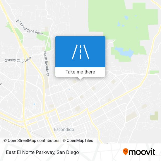 East El Norte Parkway map