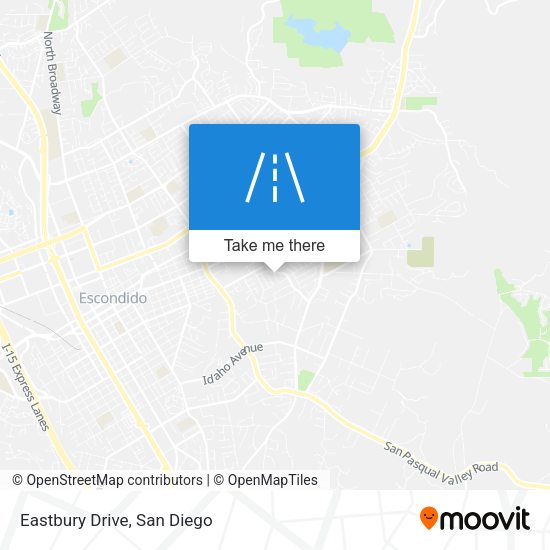 Mapa de Eastbury Drive