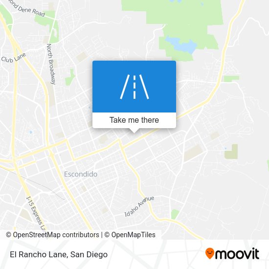 Mapa de El Rancho Lane