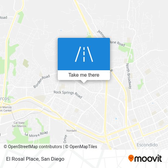 Mapa de El Rosal Place
