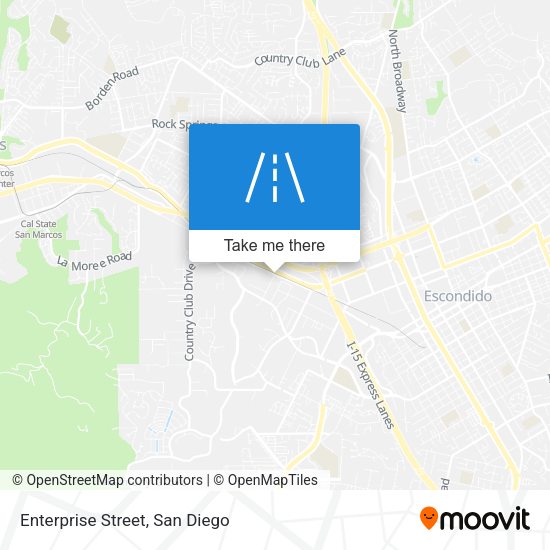 Enterprise Street map