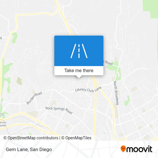 Mapa de Gem Lane