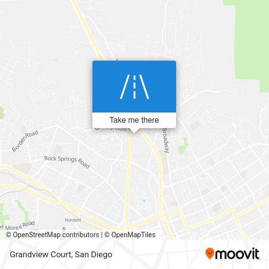Mapa de Grandview Court