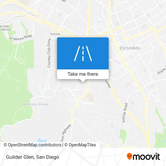 Guilder Glen map