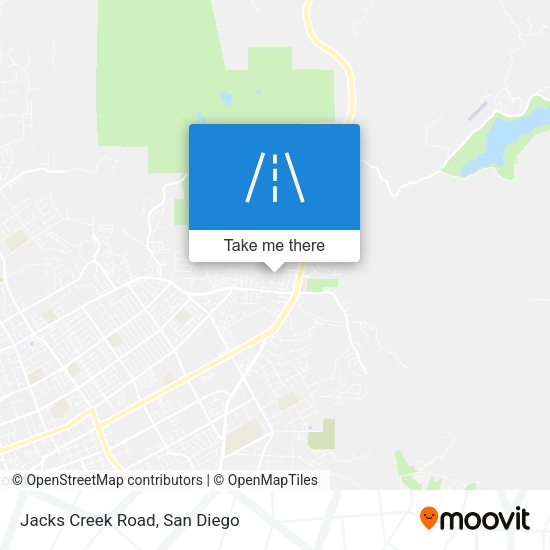 Mapa de Jacks Creek Road