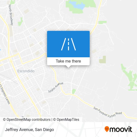 Mapa de Jeffrey Avenue