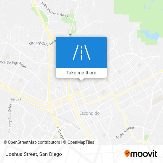 Mapa de Joshua Street