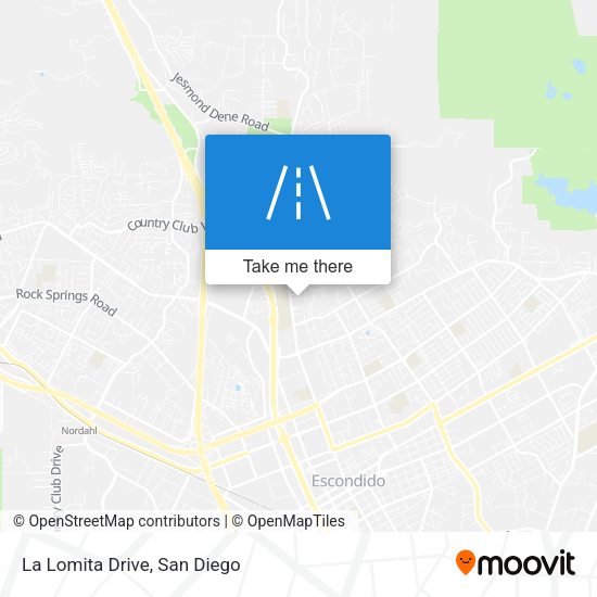 Mapa de La Lomita Drive