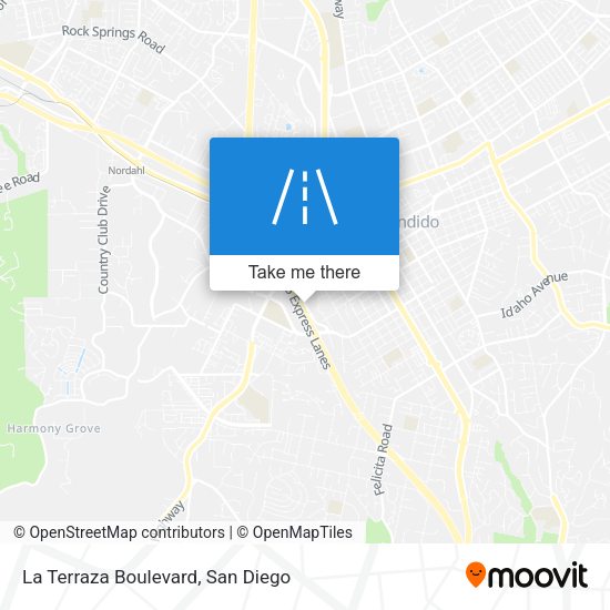 La Terraza Boulevard map