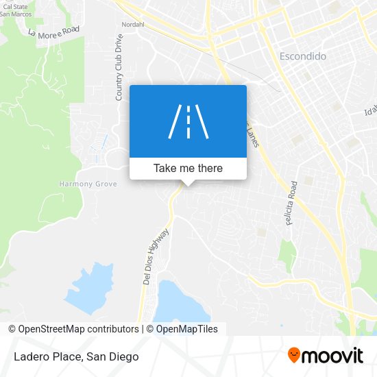 Mapa de Ladero Place