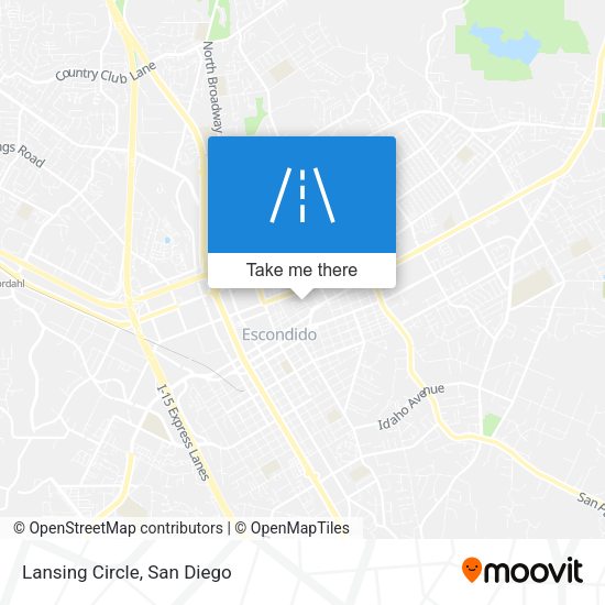Mapa de Lansing Circle