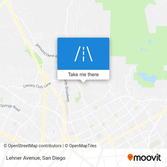 Mapa de Lehner Avenue