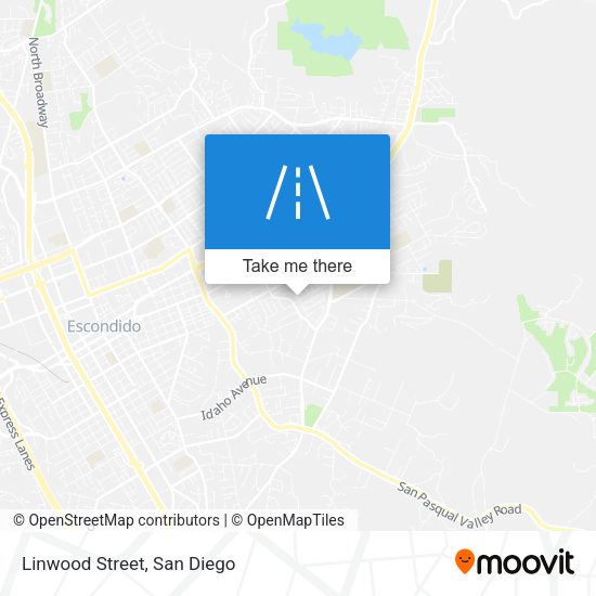 Mapa de Linwood Street