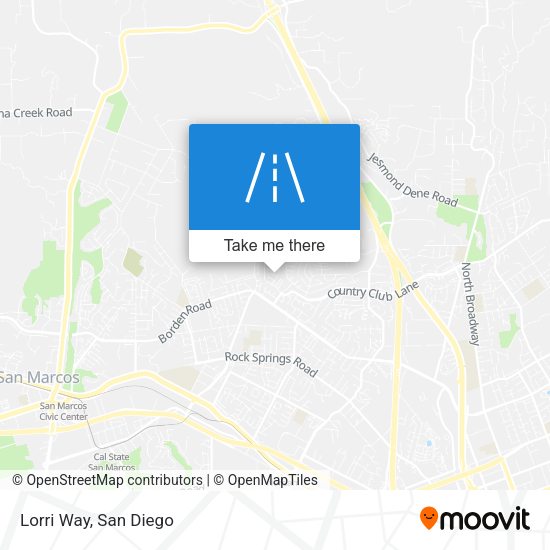 Mapa de Lorri Way