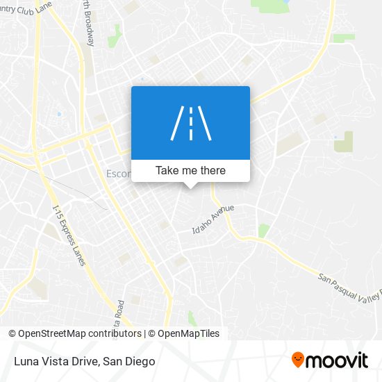 Luna Vista Drive map