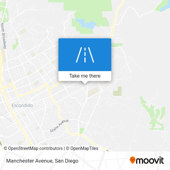 Mapa de Manchester Avenue