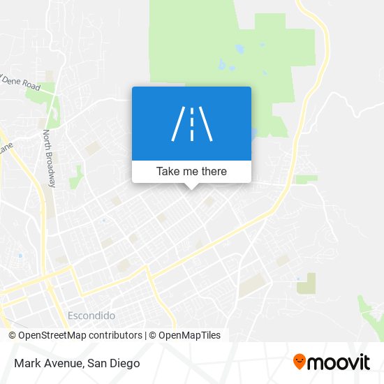 Mark Avenue map