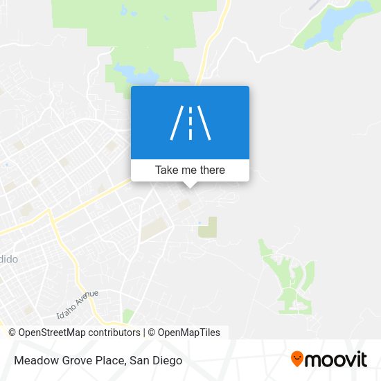 Meadow Grove Place map