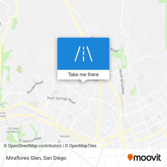 Mapa de Miraflores Glen