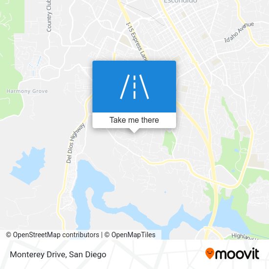 Mapa de Monterey Drive