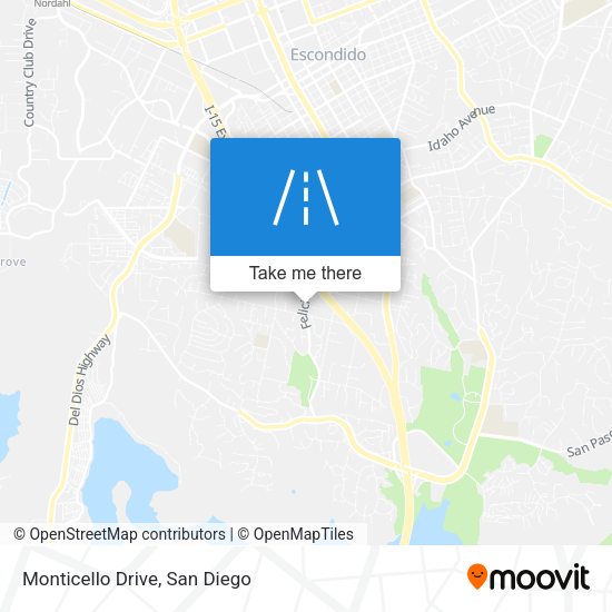 Mapa de Monticello Drive