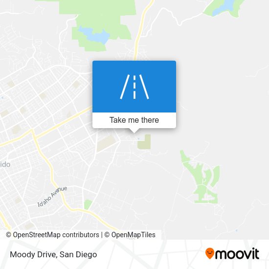 Mapa de Moody Drive