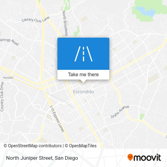 Mapa de North Juniper Street