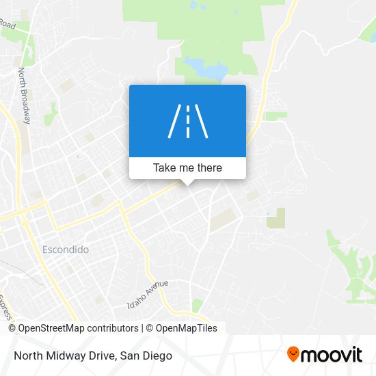 North Midway Drive map