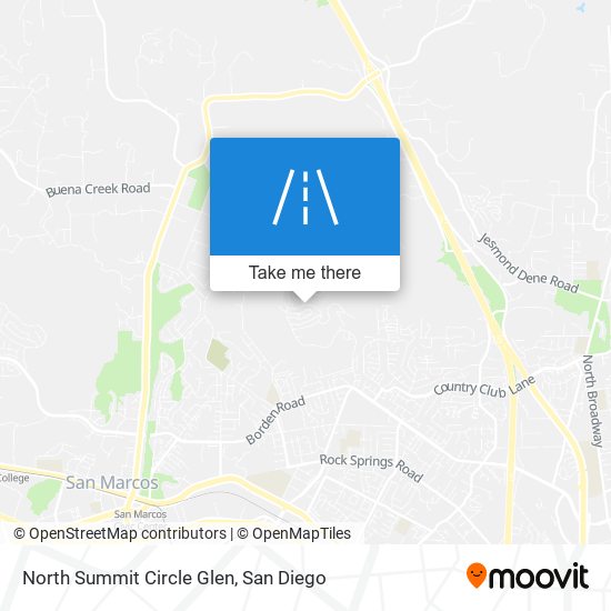 North Summit Circle Glen map