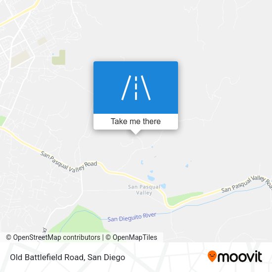 Old Battlefield Road map