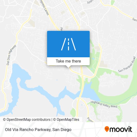Old Via Rancho Parkway map