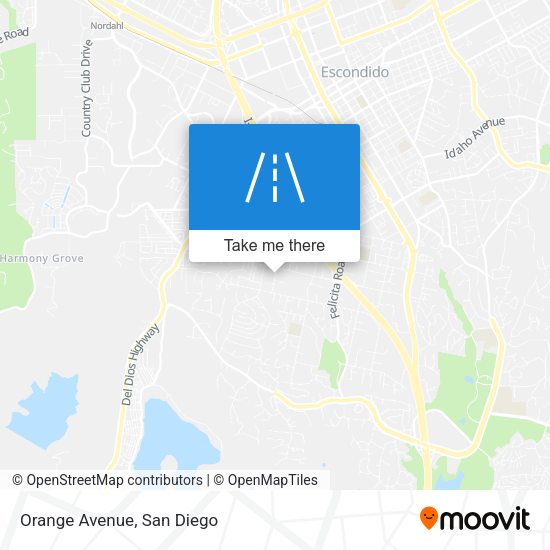Mapa de Orange Avenue