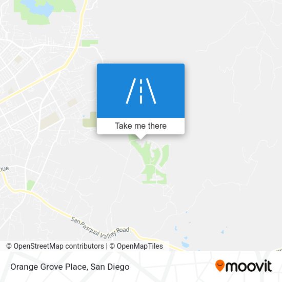 Orange Grove Place map
