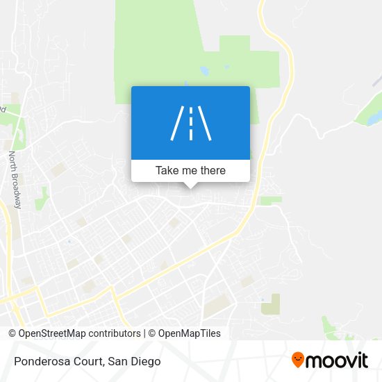 Mapa de Ponderosa Court