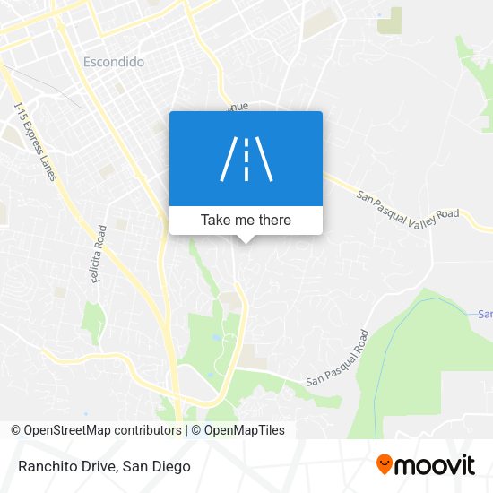 Ranchito Drive map