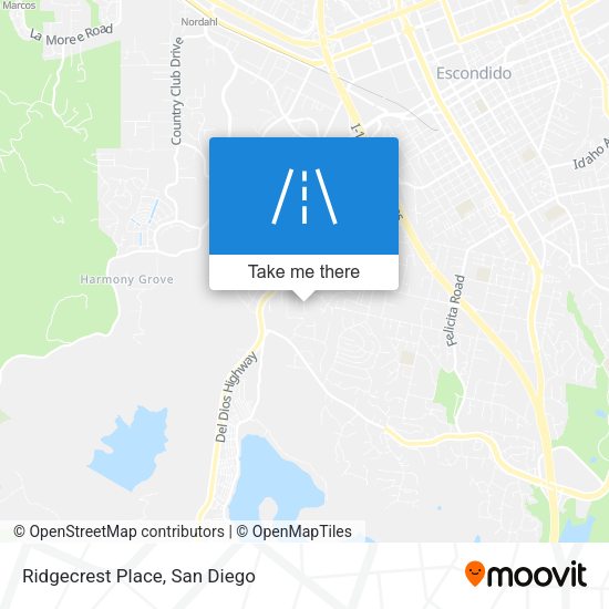Mapa de Ridgecrest Place