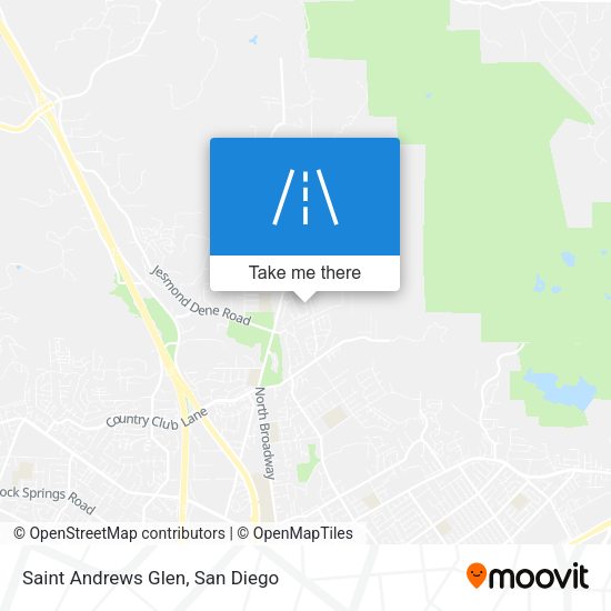 Saint Andrews Glen map
