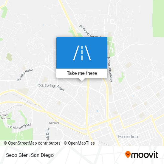 Mapa de Seco Glen