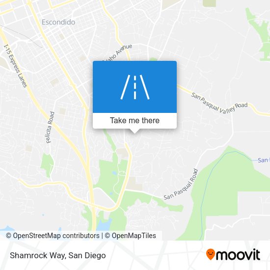 Mapa de Shamrock Way