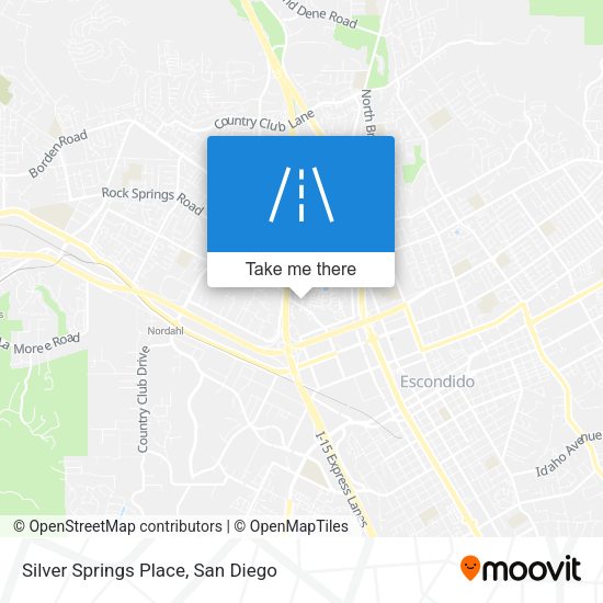 Silver Springs Place map