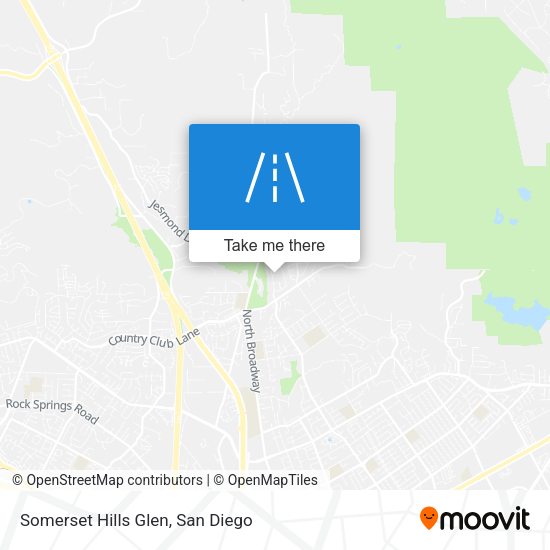 Somerset Hills Glen map