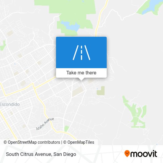 Mapa de South Citrus Avenue