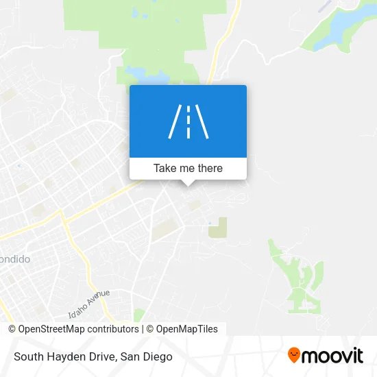 Mapa de South Hayden Drive