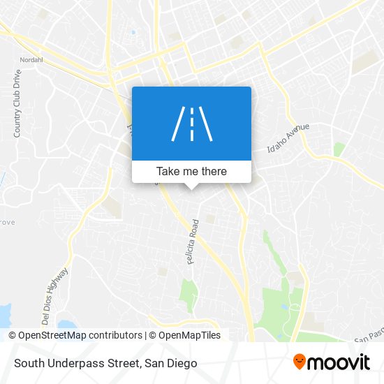 South Underpass Street map